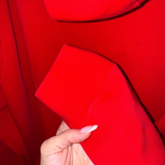 Nike Red Graphic Men's Sweater with Fry Design - Picture 7 of 8